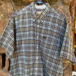 Woolrich Original Outdoorwear Short Sleeve Dressy Casual XL Shirt